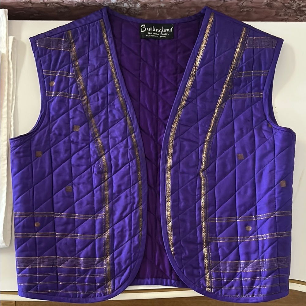 Vintage Quilted Vest from India